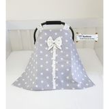 Ebabynest Big Star Serisi Gri Beyaz Puset Örtüsü - 0 - 13 kg - Renkli