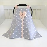 Ebabynest Big Star Serisi Pudra Gri Puset Örtüsü - 0 - 13 kg - Renkli