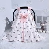 Ebabynest Big Star Serisi Pudra Puset Örtüsü - 0 - 13 kg - Renkli
