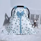 Ebabynest Kelebek Serisi Su Yeşili Puset Örtüsü V1 - 0 - 13 kg - Renkli