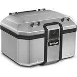 Ebakbak Motosiklet Alüminyum Arka Çanta Shad Terra Motor Tur Çantası Silver 48 Lt