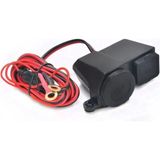 Ebakbak Motosiklet Çakmaklık Yuvası + USB Şarj Yuvası Suya Dayanıklı Üniversal Mod Motor USB Çakmaklık