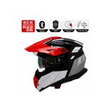 ebakbak Motosiklet Cross Kask Enduro Full Face Touring Güneş Vizörlü Motorcu Kaskı Senik