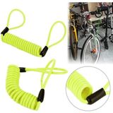 Ebakbak Motosiklet Disk Kilidi Güvenlikli Hatırlatma Kablosu 1 mt 50 cm - Standart - Çok Renkli