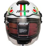 Ebakbak Motosiklet Kadın Yarım Kask Double Güneş Vizörlü Sertifikalı Abs Material Spring - XL - Çok Renkli