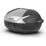 Ebakbak Motosiklet Kurye Arka Top Case Çanta Titanyum Kilitli Shad Motor Çantası Bagaj Hacim 47 Lt