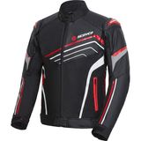 Ebakbak Motosiklet Montu Full Korumalı 4 Mevsim Maxdura 600-D Kumaş ve Deri Motor Mont Men - XL