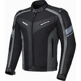 Ebakbak Motosiklet Montu Full Korumalı 4 Mevsim Pu Kaplama Deri ve Maxdura Kumaş Mont Siyah New - XL
