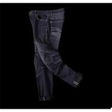 Ebakbak Motosiklet Pantolonu Likralı Esnek Kumaş Korumalı Kevlar Kot Motor Pantolon Blue Jean - 3XL