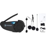Ebakbak Motosiklet Suya Dayanıklı Mp3 ve Radyo Dinleme Bluetooth 5.0 Bağlantılı Motor Intercom