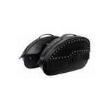 ebakbak Motosiklet Takım Deri Yan Çanta Choper Model Black Cruiser Motor Yan Heybe