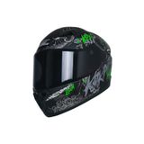 ebakbak Motosiklet ve Bisiklet Mini Çocuk Kaskı Full Face Ce Sertifikalı Child Motor Kask Black