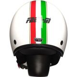 ebakbak Motosiklet Yarım Kask Camlı Ce Onaylı Güneş Vizörlü Motor Kaskı Itaılan