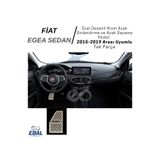 EBAL OTO AKSESUAR Fiat Egea Sedan (2015-2019) Uyumlu Özel Desenli Krom Ayak Dinlendirme ve Ayak Dayama Pedalı P.Çelik ALD1520000033