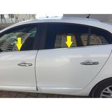 Ebal Oto Aksesuar Krom Cam Çıtası 4 Prç. 2010 ve Üzeri P.çelik Renault Fluence ile Uyumlu