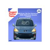 EBAL OTO AKSESUAR Peugeot Partner Tepee Abs Krom Sis Farı Çerçevesi 2 Parça 2008-2012 Model Uyumlu