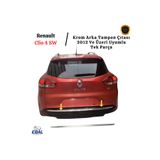 EBAL OTO AKSESUAR Renault Clio 4 SW Krom Arka Tampon Çıtası 2012 Ve Üzeri P.Çelik