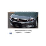 EBAL OTO AKSESUAR Vw Passat B8 Krom Ön Panjur Far Üzeri Çıta 3 Parça 2015-2019 Arası P.çelik