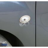 Ebal Oto Citroen C3 Krom Sinyal Çerçevesi 2 Prç 2002-2009 Paslanmaz Çelik - Gümüş