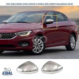 Ebal Oto Fiat Egea Cross Krom Ayna Kapağı 2 Parça 2020 ve Üzeri Paslanmaz Çelik