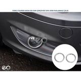 Ebal Oto Ford Tourneo Courier Krom Sis Farı Çerçevesi 2 Parça 2014-2017 Model Arası Uyumlu Paslanmaz Çelik