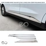 Ebal Oto Ford Tourneo Courier Krom Yan Kapı Çıtası 4 Parça 2024 Üzeri Paslanmaz Çelik - Gümüş