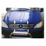 Ebal Oto Mercedes Viano W639 Krom Ön Panjur 7 Prç. 2004 Üzeri P. Çelik