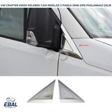 Ebal Oto Vw Crafter Krom Kelebek Cam Nikelajı 2006-2016 Model P.çelik - Gümüş