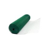ebamesh PVC Kaplı Tel Örgü – Bahçe , Kümes ve Kafes Teli, 1 mm / 12x12 mm Gözaralıklı / 1,2 x 5 metre