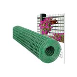 ebamesh PVC Kaplı Tel Örgü – Bahçe , Kümes ve Kafes Teli, 1 mm / 12x12 mm Gözaralıklı / 1x3 metre