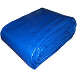 Ebatlı Pvc Branda Gölgelik Su Geçirmez Çadır 5 mt x 8 mt - 5 x 8 mt - Mavi