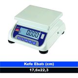 ebaysan Tem Eko 30 kg 5 gr Tartım Terazisi Onaylı 17.6X22,3 cm Kefe
