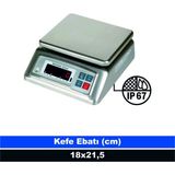 ebaysan Tem Jzc 15 kg 0,5 gr Paslanmaz Tartım Terazisi Onaysız
