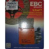 Ebc Fa063v 1995-2004 Suzuki Gsf 600 Bandit S Uyumlu Arka Fren Balatası Yarı Sinterli Balata