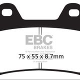 EBC FA244 KTM 1290 Super Adventure Ön Fren Balata