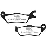 Ebc FA715 Honda CBF125/150 - Suzukı Gsxr/s 125 Organik Ön Fren Balatası