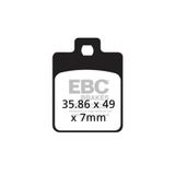 EBC ORGANİK FREN BALATASI SFA260 ARKA JET X125 SYM FIDDLE 3 125 200 SYMPHONY 125 PIAGGIO VESPA ET4