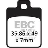 Ebc SFA260 Sym Symphony 125SR/ST, Vespa LX/S150 , Peugeot Tweet Ön Fren Balatası