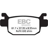 Ebc SFAC415 Honda SH125/150/300 , Forza 300 13-21 Carbon Arka Fren Balatası