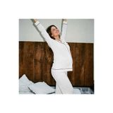 ebebek Baby Mom baby mom Anne Hamile Pijama Takımı Düğmeli Modelli Yaka Long Sleeve Reçme
