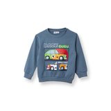 ebebek Hello Baby HelloBaby Erkek Bebek Basic Sweatshirt Şardonlu Bisiklet Yaka Uzun Kol