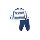 ebebek Hello Baby HelloBaby Erkek Bebek Eşofman Takımı Dinozor Baskılı Bağcıklı Bisiklet Yaka Uzun Kol Ribanalı