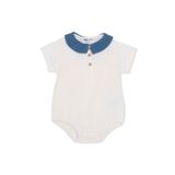 ebebek Hello Baby HelloBaby Erkek Bebek Gömlek Body Çıtçıtlı Bisiklet Yaka Kısa Kol