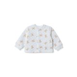 ebebek Hello Baby HelloBaby Erkek Bebek Kapitone Hırka Ayı Baskılı Çıtçıtlı Bisiklet Yaka Long Sleeve