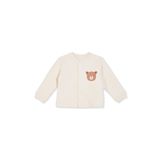 ebebek Hello Baby HelloBaby Erkek Bebek Kapitone Hırka Hayvan Baskılı Çıtçıtlı Bisiklet Yaka Long Sleeve