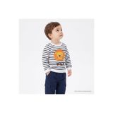 ebebek Hello Baby HelloBaby Erkek Bebek Sweatshirt Hayvan Baskılı Bisiklet Yaka Uzun Kol