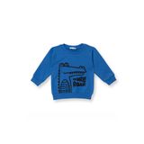 ebebek Hello Baby HelloBaby Erkek Bebek Sweatshirt Timsah Baskılı Bisiklet Yaka Uzun Kol