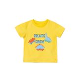 ebebek Hello Baby HelloBaby Erkek Bebek Tişört Dinozor Baskılı Bağcıklı Bisiklet Yaka Short Sleeve