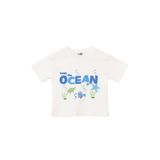 ebebek Hello Baby HelloBaby Erkek Bebek Tişört Marin Baskılı Bisiklet Yaka Short Sleeve