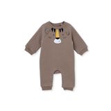 ebebek Hello Baby HelloBaby Erkek Bebek Tulum Hayvan Baskılı Çıtçıtlı Bisiklet Yaka Long Sleeve Patiksiz